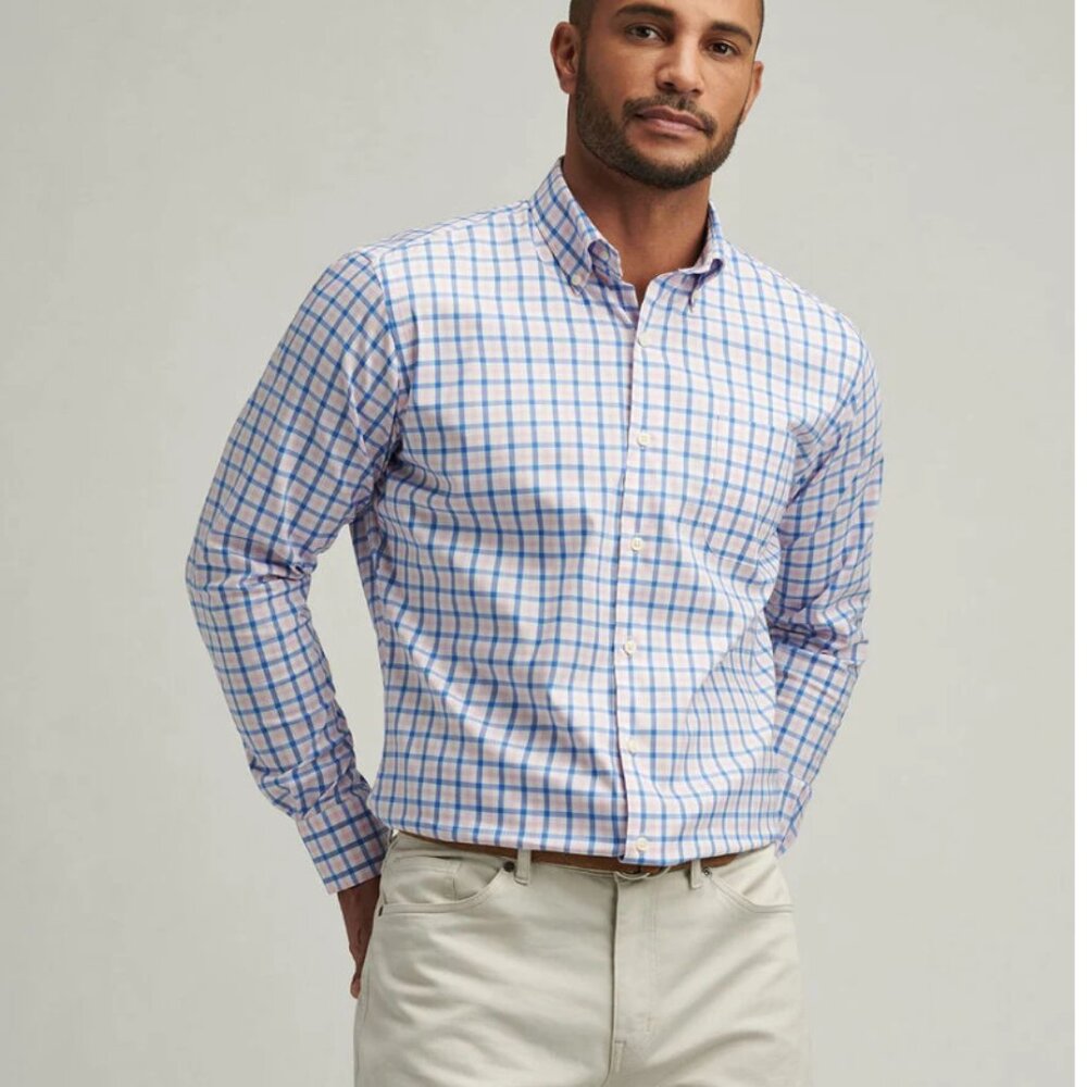 Peter Millar Gardner Crown Lite Cotton-Stretch Sport Shirt
